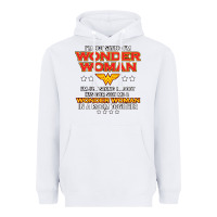 White wonder woman Heavyweight Hoodie - linhVisuals