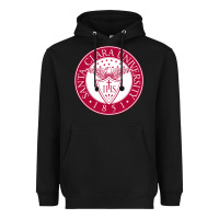 Black santa clara u Heavyweight Hoodie - linhVisuals