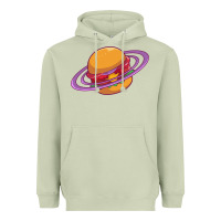 Matcha Burger  Saturn Heavyweight Hoodie - linhVisuals