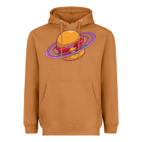 Meerkat Burger  Saturn Heavyweight Hoodie - linhVisuals