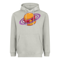 Moon Dust Burger  Saturn Heavyweight Hoodie - linhVisuals