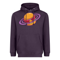 Burger  Saturn Heavyweight Hoodie | Teevron