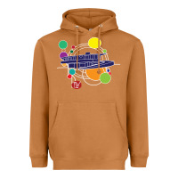Meerkat retro graphic design   frank lloyd wright Heavyweight Hoodie - linhVisuals