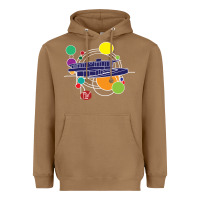 Toasted Coconut retro graphic design   frank lloyd wright Heavyweight Hoodie - linhVisuals