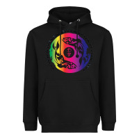 Black two lost souls swimming in a fish bowl Heavyweight Hoodie - linhVisuals
