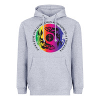 Heather Grey two lost souls swimming in a fish bowl Heavyweight Hoodie - linhVisuals