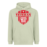 Matcha veteran made in usa   military Heavyweight Hoodie - linhVisuals