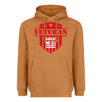 Meerkat veteran made in usa   military Heavyweight Hoodie - linhVisuals