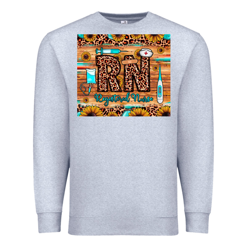 Rn Registered Nurse Premium Sweatshirt by JahusDesignShop | Teevron