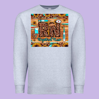 Rn Registered Nurse Premium Sweatshirt Designed By Jahusdesignshop