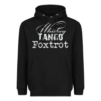 Black wtf in military speak   saying Heavyweight Hoodie - linhVisuals