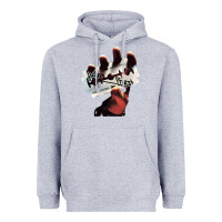 Heather Grey Judas Of Priest - British Steel Heavyweight Hoodie - linhVisuals