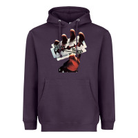 Plum Judas Of Priest - British Steel Heavyweight Hoodie - linhVisuals