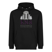 Black École normale supérieure (paris) Heavyweight Hoodie - linhVisuals