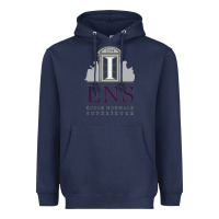 Navy École normale supérieure (paris) Heavyweight Hoodie - linhVisuals