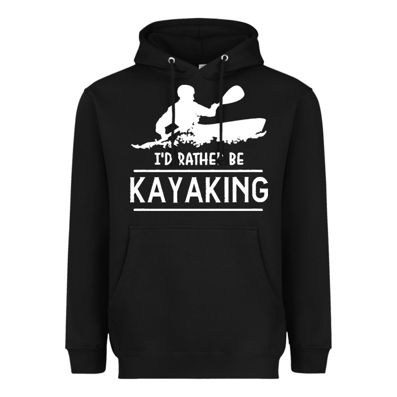 Kayaking T  Shirt I' D Rather Be At The Lake Kayaking T  Shirt Heavyweight Hoodie by linhVisuals | Teevron