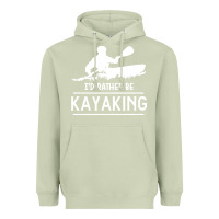 Matcha kayaking t  shirt i' d rather be at the lake kayaking t  shirt Heavyweight Hoodie - linhVisuals