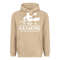 Mushroom kayaking t  shirt i' d rather be at the lake kayaking t  shirt Heavyweight Hoodie - linhVisuals