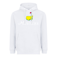 White MASTERS Heavyweight Hoodie - linhVisuals