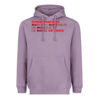 Lavender logocnsmdp conservatoire de paris Heavyweight Hoodie - linhVisuals