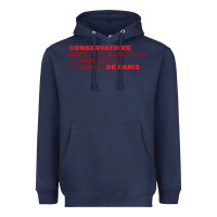 Navy logocnsmdp conservatoire de paris Heavyweight Hoodie - linhVisuals