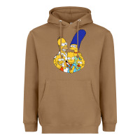 Toasted Coconut simpson Heavyweight Hoodie - linhVisuals