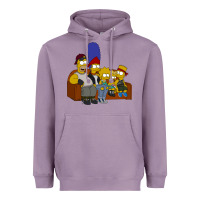 Lavender simpson family Heavyweight Hoodie - linhVisuals