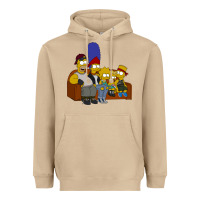 Mushroom simpson family Heavyweight Hoodie - linhVisuals