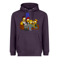 Plum simpson family Heavyweight Hoodie - linhVisuals
