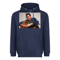 Navy lefty frizzell's music collected in ne Heavyweight Hoodie - linhVisuals