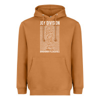 Meerkat JOY DIVISION - UNKNOWN PLEASURES Heavyweight Hoodie - linhVisuals