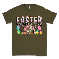 Army Green Easter Day with rabbit Classic Tee - HowdyJamesFarm