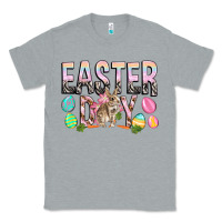 Heather Grey Easter Day with rabbit Classic Tee - HowdyJamesFarm