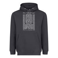 Smoke JOY DIVISION - UNKNOWN PLEASURES - JAPANESE Heavyweight Hoodie - linhVisuals