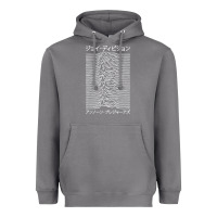 Storm JOY DIVISION - UNKNOWN PLEASURES - JAPANESE Heavyweight Hoodie - linhVisuals