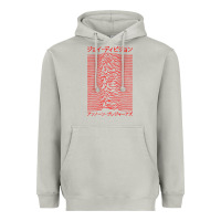 Moon Dust JOY DIVISION - UNKNOWN PLEASURES - JAPANESE Heavyweight Hoodie - linhVisuals