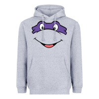Heather Grey donatello Heavyweight Hoodie - linhVisuals
