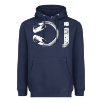 Navy dj music tshirt Heavyweight Hoodie - linhVisuals