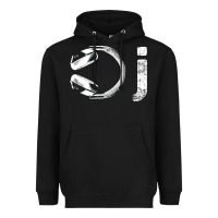Black dj music tshirt Heavyweight Hoodie - linhVisuals