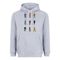 Heather Grey killing eve, villanelle,jodie comer,villanelle jesus,drag,drag king,po Heavyweight Hoodie - linhVisuals