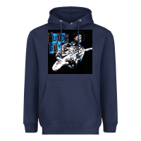 Navy Buddy Guy  Best Player Bluess Legend Heavyweight Hoodie - linhVisuals