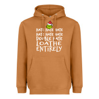Meerkat Loathe Entirely Grinch For Light Hate hate hate happy christmas Heavyweight Hoodie - linhVisuals