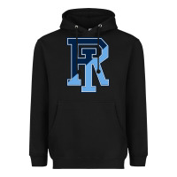 Black Rhode Island Gifts, Rams Vintage Heavyweight Hoodie - linhVisuals