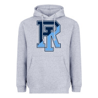 Heather Grey Rhode Island Gifts, Rams Vintage Heavyweight Hoodie - linhVisuals