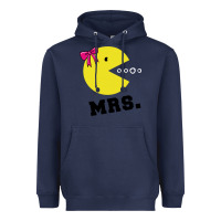 Mrs Pacman Heavyweight Hoodie | Teevron