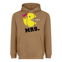 Toasted Coconut Mrs Pacman Heavyweight Hoodie - linhVisuals
