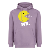 Lavender Mr Pacman Heavyweight Hoodie - linhVisuals