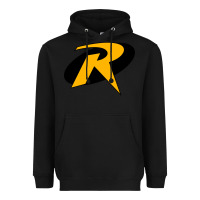 Black Robin Heavyweight Hoodie - linhVisuals
