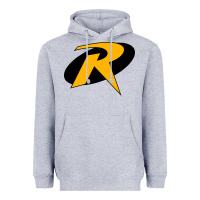 Heather Grey Robin Heavyweight Hoodie - linhVisuals