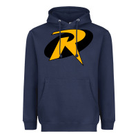Navy Robin Heavyweight Hoodie - linhVisuals